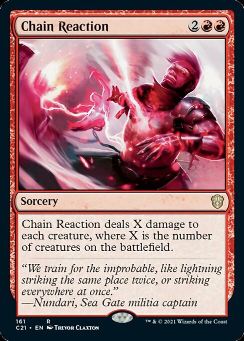 Chain Reaction (Commander 2021 Strixhaven) Light Play