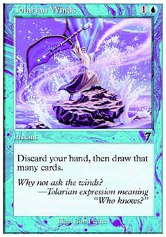 Tolarian Winds (7th Edition) Light Play