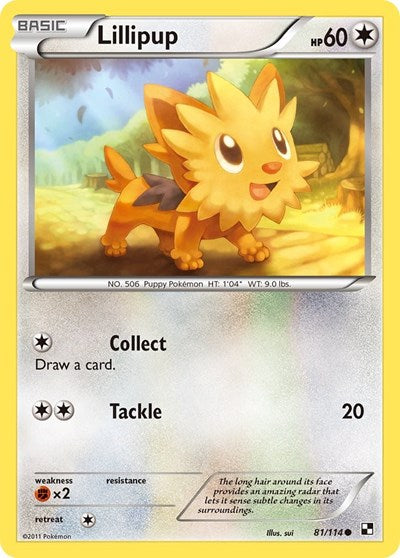 Lillipup (81) (Black and White) Medium Play