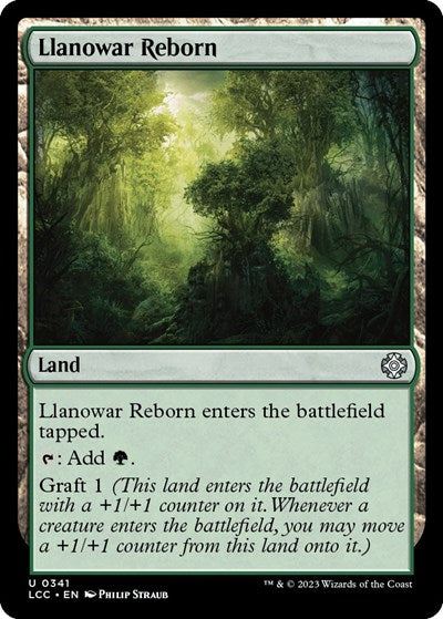 Llanowar Reborn (Commander: The Lost Caverns of Ixalan) Light Play