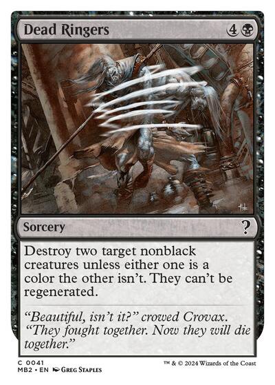 Dead Ringers (White Border) (Mystery Booster 2) Light Play