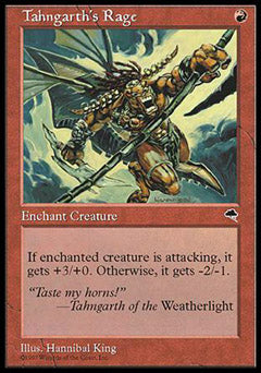 Tahngarth's Rage (Tempest) Light Play