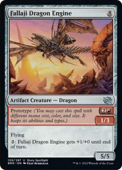 Fallaji Dragon Engine (The Brothers' War) Damaged / Poor