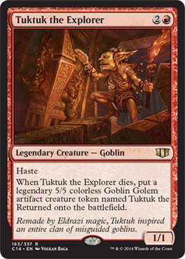 Tuktuk the Explorer (Commander 2014 Edition) Damaged / Poor