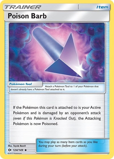 Poison Barb (SM Base Set) Heavy Play