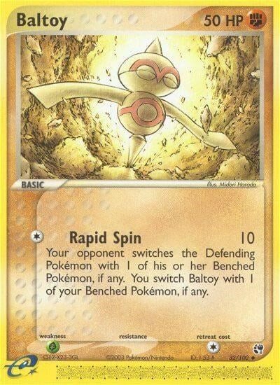 Baltoy (Sandstorm) Damaged / Poor Reverse Holofoil