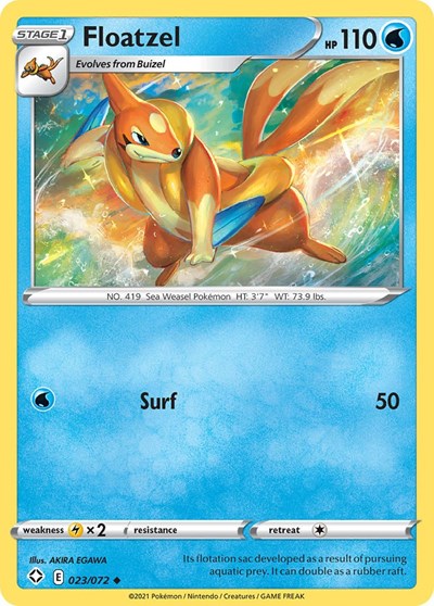 Floatzel (Shining Fates) Light Play