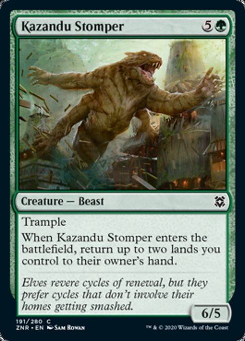 Kazandu Stomper (Zendikar Rising) Light Play