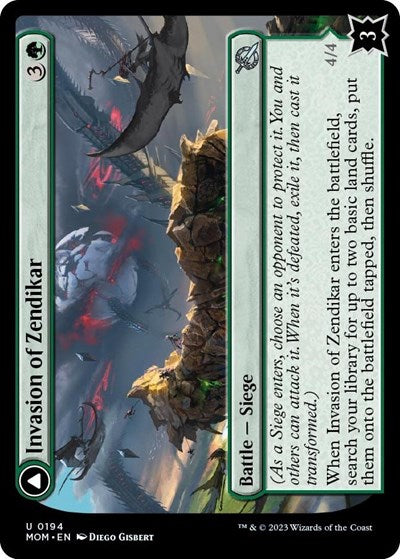 Invasion of Zendikar (March of the Machine) Light Play