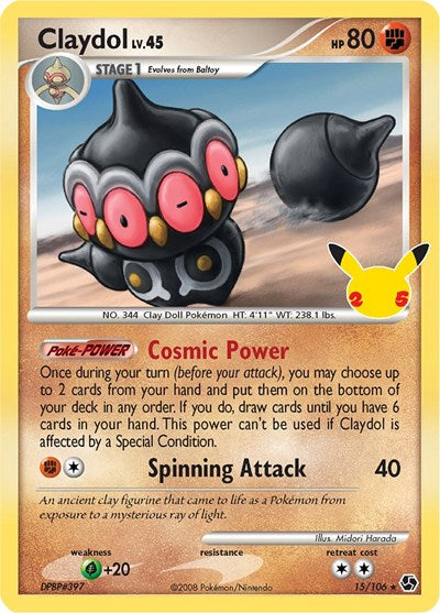 Claydol (Celebrations: Classic Collection) Damaged / Poor Holofoil