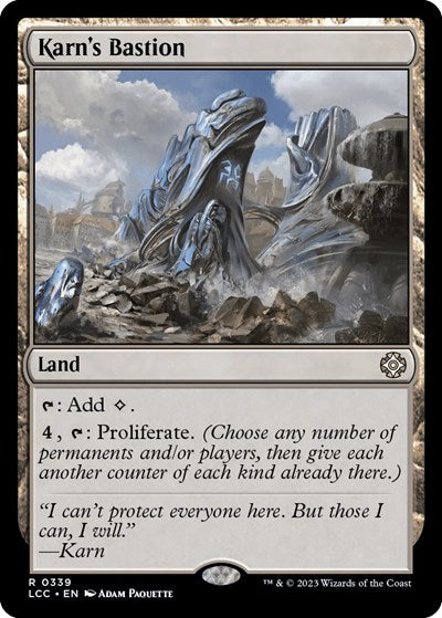 Karn's Bastion (Commander: The Lost Caverns of Ixalan) Light Play
