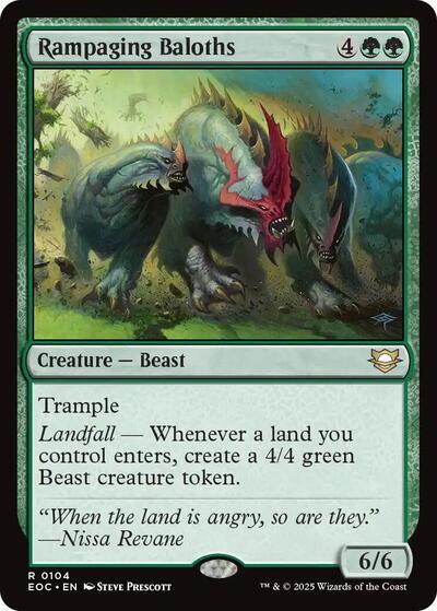 Rampaging Baloths (Commander: Edge of Eternities) Light Play