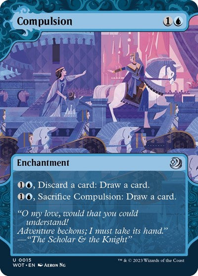 Compulsion (Wilds of Eldraine: Enchanting Tales) Medium Play
