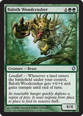 Baloth Woodcrasher (Commander 2013 Edition) Light Play