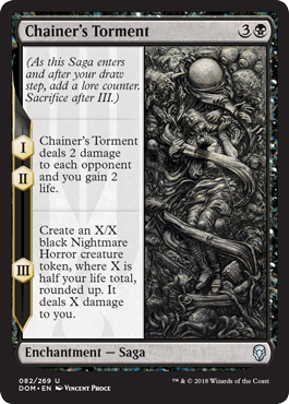 Chainer's Torment (Dominaria) Light Play