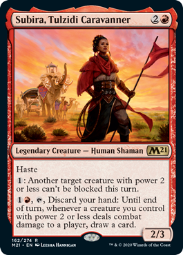 Subira, Tulzidi Caravanner (Magic 2021 Core Set) Light Play