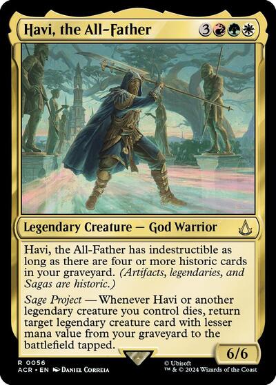 Havi, the All-Father (Universes Beyond: Assassin's Creed) Light Play Foil