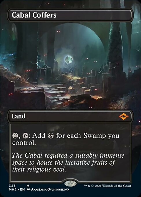 Cabal Coffers (Borderless) (Modern Horizons 2) Near Mint Foil