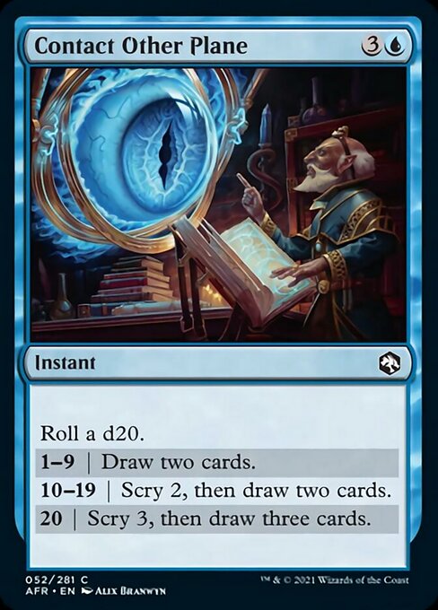 Contact Other Plane (Adventures in the Forgotten Realms) Light Play Foil