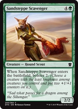 Sandsteppe Scavenger (Dragons of Tarkir) Light Play