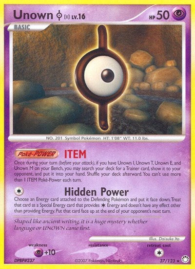 Unown (I) (Mysterious Treasures) Medium Play