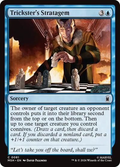 Trickster's Stratagem (Marvel Super Heroes) Light Play Foil