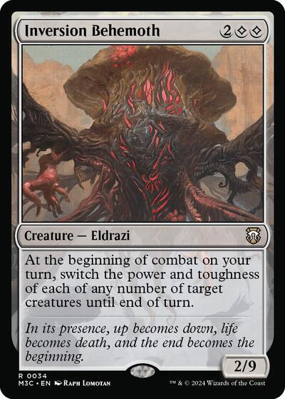 Inversion Behemoth (Commander: Modern Horizons 3) Damaged / Poor
