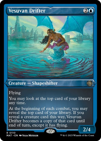 Vesuvan Drifter (Foil Etched) (March of the Machine: The Aftermath) Light Play Foil