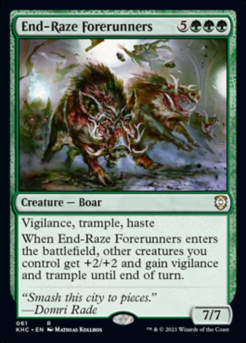 End-Raze Forerunners (Commander 2021 Kaldheim) Light Play