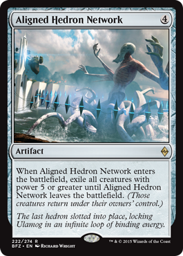 Aligned Hedron Network (Battle for Zendikar) Light Play