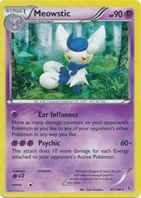 Meowstic - 43/106 (XY Flashfire) (Deck Exclusives) Light Play Holofoil