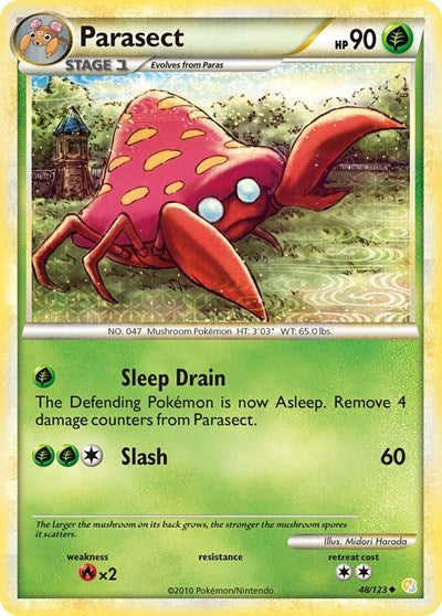 Parasect (HeartGold SoulSilver) Medium Play