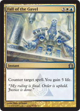 Fall of the Gavel (Return to Ravnica) Light Play