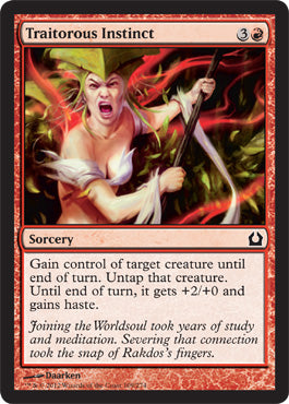 Traitorous Instinct (Return to Ravnica) Light Play