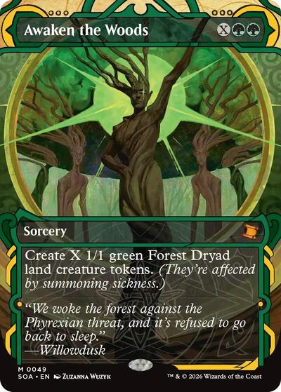 Awaken the Woods (Secrets of Strixhaven: Mystical Archive) Light Play