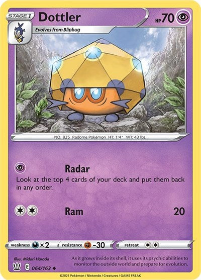 Dottler (SWSH05: Battle Styles) Light Play
