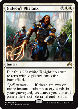 Gideon's Phalanx (Magic Origins) Light Play