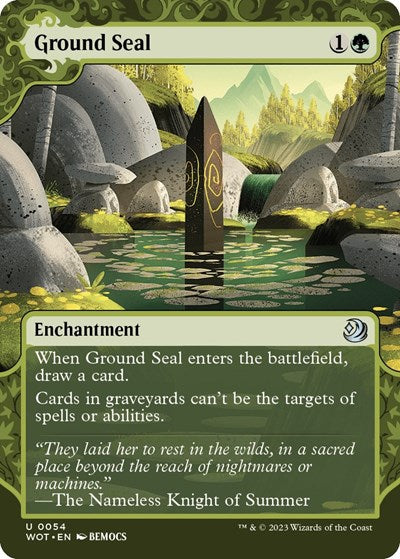 Ground Seal (Wilds of Eldraine: Enchanting Tales) Light Play