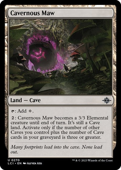 Cavernous Maw (The Lost Caverns of Ixalan) Light Play