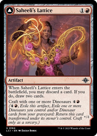 Saheeli's Lattice (The Lost Caverns of Ixalan) Light Play Foil