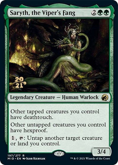 Saryth, the Viper's Fang (Promos: Prerelease Cards) Light Play Foil