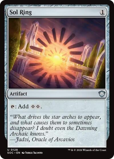 Sol Ring (Commander: Secrets of Strixhaven) Light Play