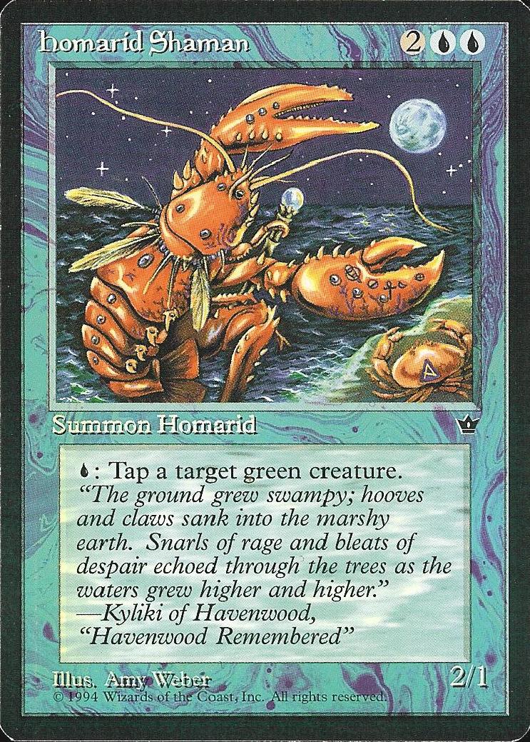 Homarid Shaman (Fallen Empires) Light Play