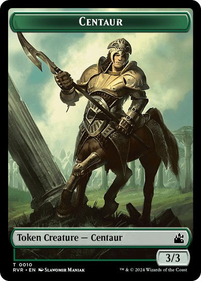 Centaur Token (Ravnica Remastered) Light Play