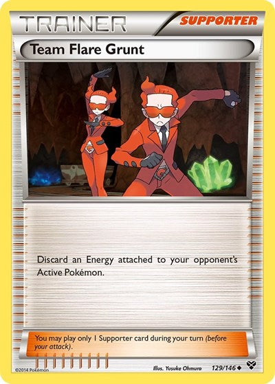 Team Flare Grunt (XY Base Set) Medium Play