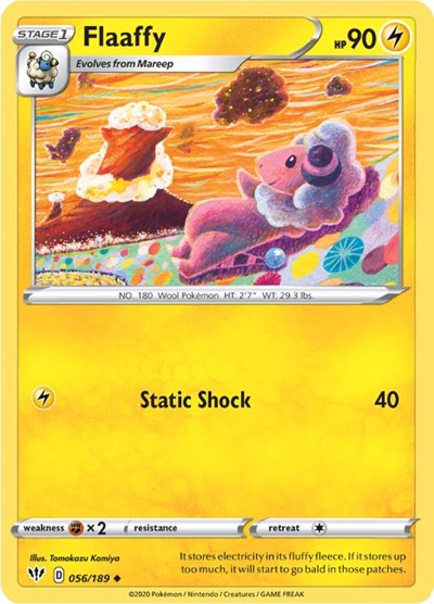 Flaaffy (SWSH03: Darkness Ablaze) Light Play