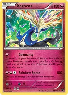 Xerneas - 96/146 (Cracked Ice Holo) (Deck Exclusives) Medium Play Holofoil