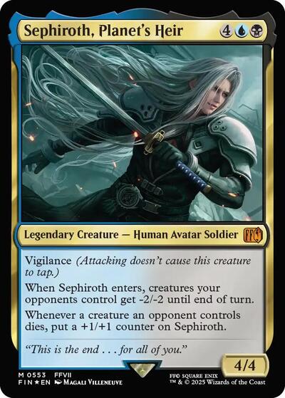 Sephiroth, Planet's Heir (Universes Beyond: FINAL FANTASY) Light Play Foil