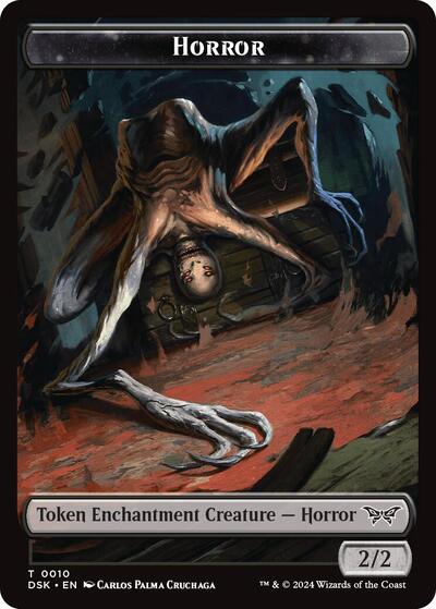 Horror Token (Duskmourn: House of Horror) Light Play
