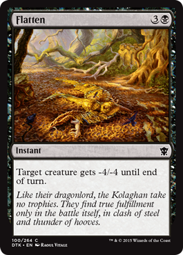 Flatten (Dragons of Tarkir) Light Play